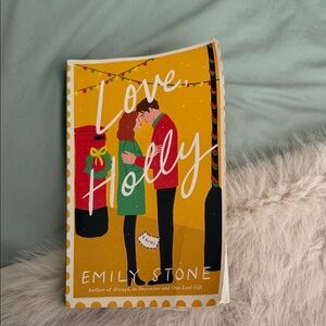 Love, Holly by - Yellow and Red Cover
